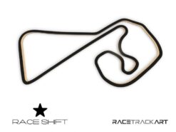 Race Shift Circuit Sachsenring Germany 3D Track Art