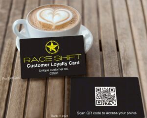 Race Shift Customer Loyalty Cards 2025