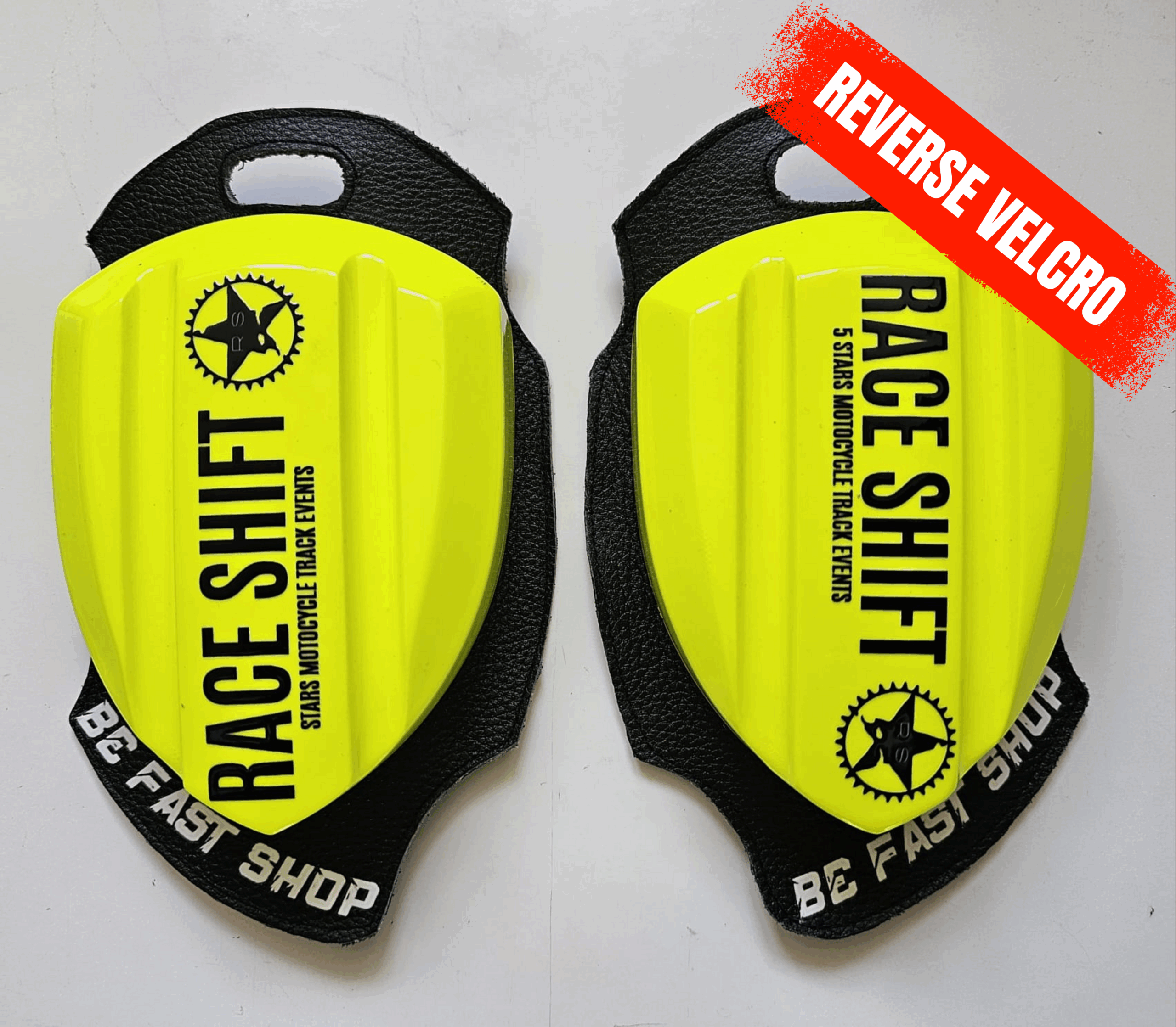 Wooden knee sliders RACE SHIFT - PRO V2 - LIMITED EDITION (reverse velcro available) - Image 5